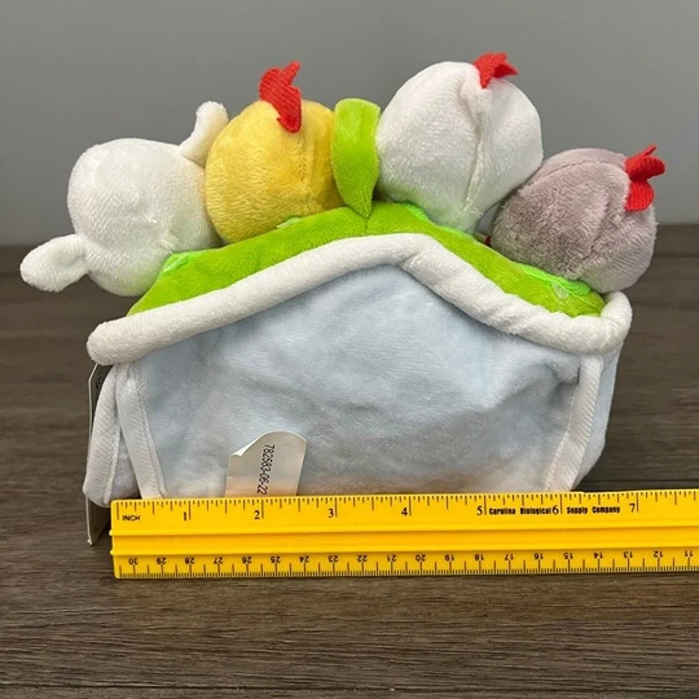 Red Shed Home & Gifts Farm Animal Plush‎ Barn Set Cat Sheep Chickens NWT